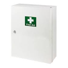 First aid cabinet measures 28 3/8 x 19 1/7 x 6 inches and has a carry handle and mounting holes to easily mount on walls or doors. Wallace Cameron First Aid Cabinet Empty First Aid Cabinets Screwfix Com