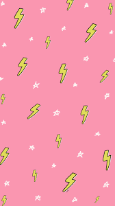 Find the best aesthetic wallpapers on getwallpapers. Preppy Aesthetic Lightning Bolt Wallpaper Novocom Top