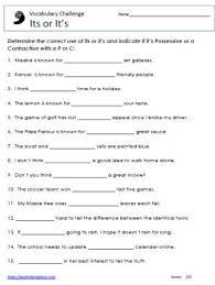 It S Or Its Worksheet Worksheets Language Worksheets Critical Thinking Nonfiction Texts