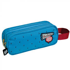 Idéale comme petit cadeau d'anniversaire la trousse double compartiment accompagne les enfants dans leur imaginaire ! Trousse Campus Girls 22 Cm 2 Compartiments
