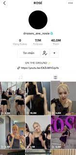 Because she wanted to have her own tiktok, so she did it. Rose Earned 150 Million Views On Tiktok With Just 16 Videos After 4 Days Kpophit Kpophit Kpop Hit