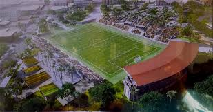 Ubicado entre las calles 72 y 74 con carreras 44 y 46, fue construido en 1934 para albergar los juegos atléticos nacionales de 1935. Presentan Maqueta Del Nuevo Estadio Romelio Martinez En Barranquilla El Universal Cartagena
