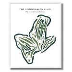 The Springhaven Club, Pennsylvania Printed Golf Courses Online ...