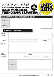 Latihan dan ujian bagi mendapatkan lesen motosikal secara percuma melalui program lmts fasa pertama itu. Urus Setia Penerangan Darul Iman Updi Program Lesen Motor Terengganu Sejahtera Percuma Rakyat Terengganu 1 Program Lesen Motosikal B2 2 Dibuka Untuk 25 000 Orang Yang Layak 3 Permohonan Mesti Diisi