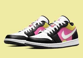 Pink Black White Jordan 1 Low Air Jordan 1 Low Splatter Cw5564 001 Release Info Sneakernews Com In 2020 Air Jordans Jordan 1 Low Jordans