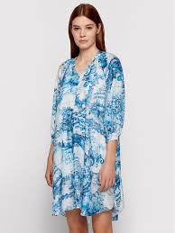 Maybe you would like to learn more about one of these? Boss Robe D Ete Difloru 50454550 Bleu Oversize Modivo Fr