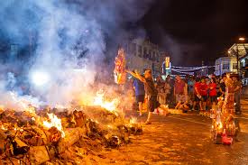 In the street there are performance and temples are set up. Hungry Ghost Festival Asia S Halloween Asian Inspirations