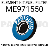 ME971550 Genuine Mitsubishi ELEMENT KIT,FUEL FILTER