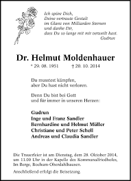 Ralf moldenhauer is a core member of the corporate development; Traueranzeigen Von Helmut Moldenhauer Waz Trauer De