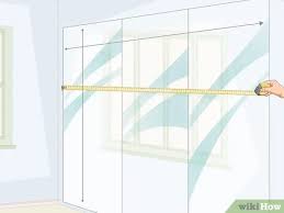 Wallpaper to cover cracked plaster. 3 Ways To Cover Mirrored Walls Wikihow