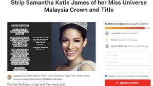 I'm confused between firstname, surname, given name, last name, family name. Over 20 000 Sign Petition To Revoke Ex Miss Universe Malaysia S Crown After Controversial Coloured Person Remarks Malaysia News Asiaone