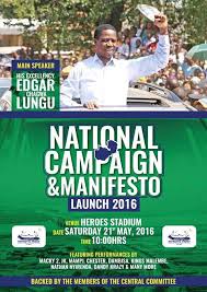 The party has distanced itself from the works and has since reported the matter to police. Zambia S Main Parties Launch Their Election Campaigns On Saturday Africa Blogging Africa Blogging