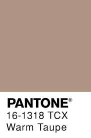 Taupe is an easy neutral that makes a perfect foundation and subtle accent color for those that love traditional styles and cozy feelings sprinkled. Warm Taupe Pantone Pantone Warna Fotografi