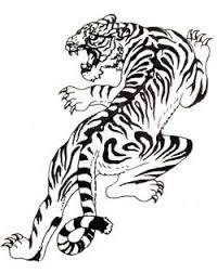 Black And White Tiger Picture Tigers Japanese Tiger Tattoo Tiger Tattoo Design White Tiger Tattoo
