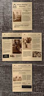 Maybe you would like to learn more about one of these? Free Vintage Newspaper Template In Google Docs