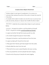 Grammar Worksheets Parts Of A Sentence Worksheets Direct And Indirect Speech Diagramming Sentences Practices Worksheets