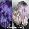 These hair dyes are specifically formulated to be vibrant and true without having to lighten your dark strands prior. 1
