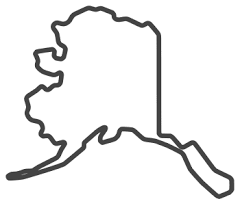 Balnk map of alaska providing the alaska outline for coloring or free download. Alaska Map Outline Printable State Shape Stencil Pattern Patterns Monograms Stencils Diy Projects