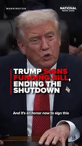 President Donald Trump signed the funding bill passed by Congress into law  ending the historic 43-day U.S. government shutdown