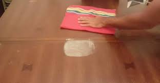 How To Remove White Heat Stains From A Wooden Table Wooden Tables White Heat Wooden