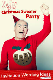 50% off with code zcreatetoday. Ugly Sweater Party Invitation Wording Allwording Com