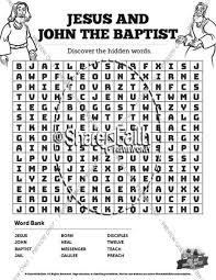 Generally the word game grid is rectangular or square in nature. Matthew 11 Jesus And John The Baptist Bible Word Search Puzzles Sharefaith Kids