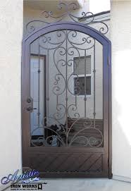 Wrought Iron Courtyard Gates Decorative Iron Works Iron Gates 702 387 8688 Henderson North Las Veg Iron Gate Design Courtyard Entry Wrought Iron Doors