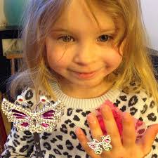 New jewelry day. Yeah, butterflies!