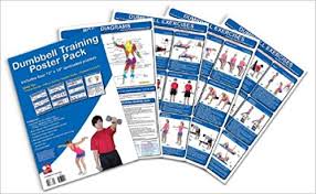 Dumbbell Training Poster Pack Dumbbell Workout Routines