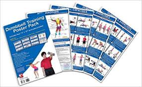 dumbbell training poster pack dumbbell workout routines