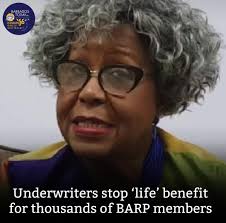 A $5 000 life benefit plan held by some 14 000 members of the Barbados  Association of Retired Persons (BARP) in a Group Life plan is now in limbo  as the insurance