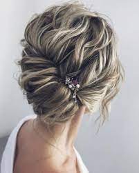 Beautiful Updos Wedding Hairstyle Textured Bridal Updo Hairstyles Hair Styles Short Hair Updo Long Hair Styles