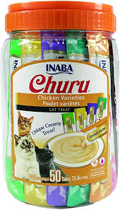 Medterra cbd calming soft chews (bacon flavor) best cbd cat treats with full spectrum cbd: Amazon Com Inaba Churu Lickable Puree Wet Treat For Cats Playful Hand Feed Or As Food Topper Grain Free Preservative Free With Added Vitamin E And Green Tea 50