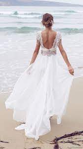 Sie werden sich große gedanken machen. Beach Style Bestickt Brautkleider Fur Frauen Dekorationly Com Strand Hochzeit Kleid Hochzeitskleid Braut