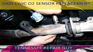 2000 Honda Civic O2 Sensor Replacement Easy Youtube