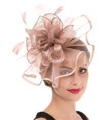 Dreshow Fascinators Hat Flower Mesh Ribbons Feathers On A Headband And A Clip Tea Party Headwear For Girls And Women Fascinator Hats Fascinator Hats Diy Fancy Hats