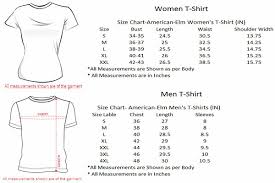 Usa T Shirt Size Chart Coolmine Community School