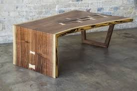 Live Edge Walnut Waterfall Coffee Table Live Edge Table Coffee Table Wood Wood Slab Table
