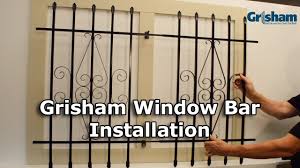 Installing steel security bars on basement windows is not expensive, and it only takes one look at them for a burglar to realize gaining entry one of the best security systems for your basement windows and your entire home is an alarm. Grisham Window Bars Installation Tutorial Youtube