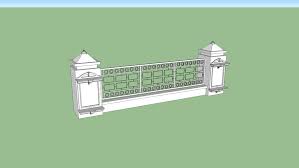 Model /contoh pager minimalis untuk masjid,dengan motif lupis wajik disertai dengan asesoris tempa nako embos.semoga menjadi inspirasi teman2 dlm. Pagar Mesjid Minimalis 3d Warehouse