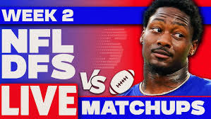NFL DFS Matchups Breakdown Week 2 Picks