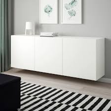 Besta Estanteria De Cubos Blanco Lappviken Blanco 180x42x64 Cm Ikea In 2020 Wall Mounted Cabinet Ikea Ikea Sideboard