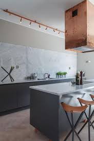 Stylish Copper And Bronze Colors Metal Accents Enhancing Beautiful Kitchen Designs