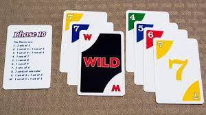 A phase 10 box consists of 110 cards: Phase 10 Card Game Youtube