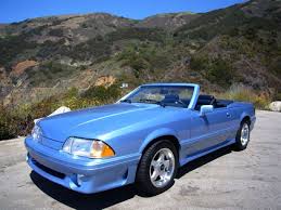 Paris Blue 1989 Ford Mustang Asc Mclaren Convertible Fox Body Mustang Mustang Mustang Convertible