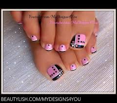 Pedicure designs manicure e pedicure toe nail designs pedicures black pedicure manicure tools cute toenail designs pedicure ideas nails 51 adorable toe nail designs for this summer | stayglam. Toenail Art Design Pink And Black Toes Liudmila Z S Mydesigns4you Photo Beautylish