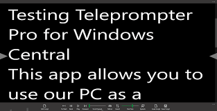 Maybe you would like to learn more about one of these? Teleprompter Pro For Windows 10 Is A Must Have Tool For Content Creators Windows Central