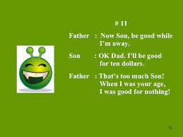 A comedian says things funny.. 20 Jokes For Students