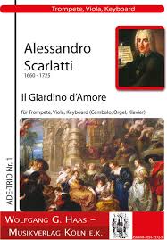 Domenico alessandro's eldest son was born at naples 26 oct., 1685 (in the baptismal register he is called giuseppe domenico), and died in 1757. Scarlatti Alessandro 1660 1725 Il Giardino Di Amore Sinfonia In C Dur Trp In B C A Va Piano A Music Publisher
