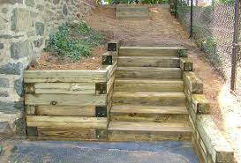 Philadelphia Tie Steps Landscaping Retaining Walls Garden Stairs Small Garden Landscape Design